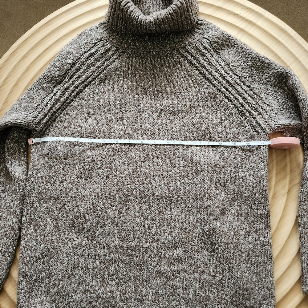 Forever 21 Marled Turtleneck Raglan Knitwear Sweater Size Small - Picture 2 of 12